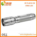 Factory Supply Good Quality Beam Adjustable Focus Zoom Metal Bright Cree led Mini Flashlight Torch Light with 1*AA Cell